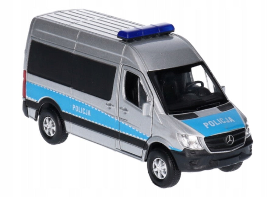 MERCEDES BENZ SPRINTER MODEL WELLY 1:34 POLICE VAN EAN (GTIN) 6900312002959