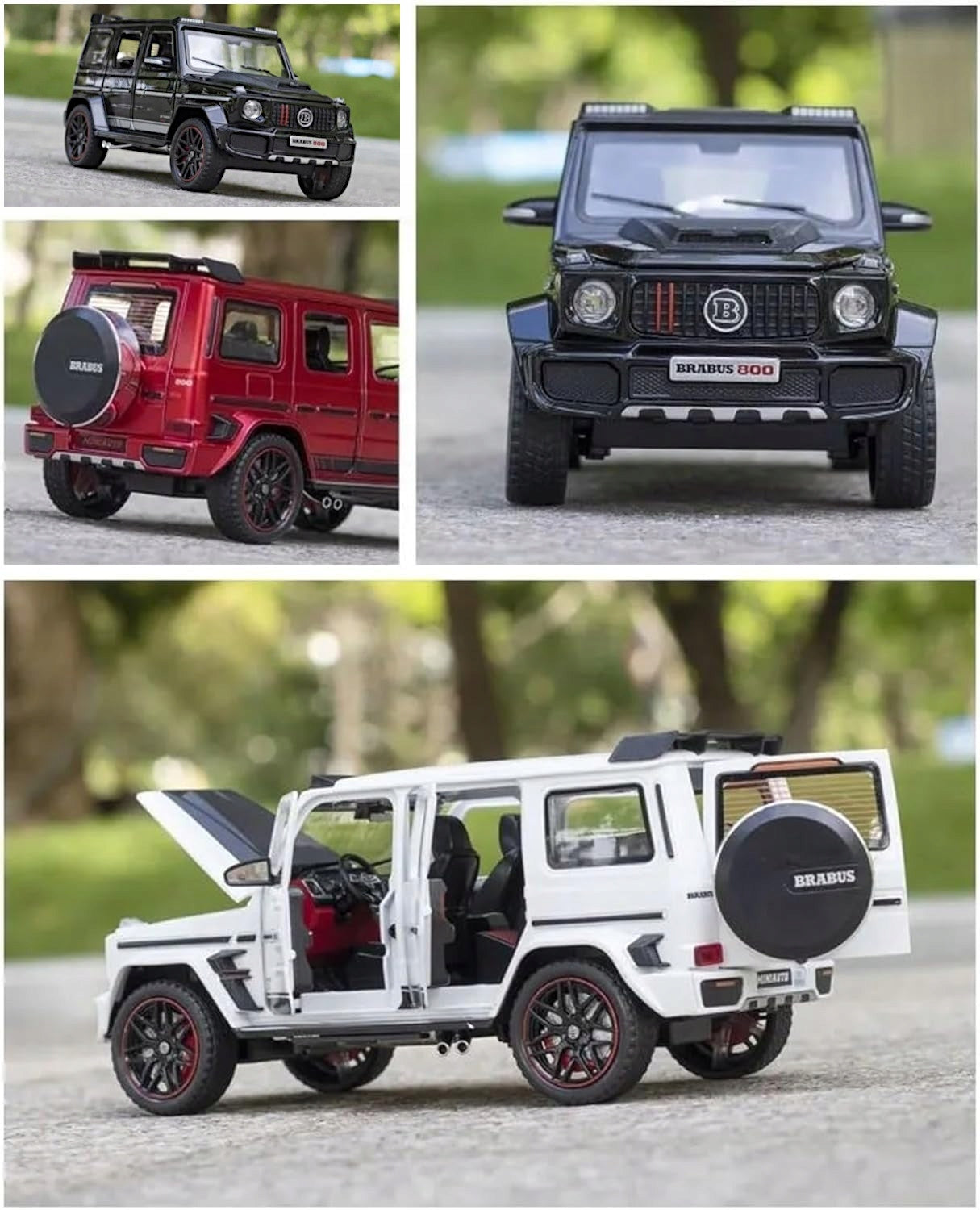 MERCEDES G CLASS BRABUS G800 CAR METAL MODEL 1:24 DAWNED SOUND Packaging status original