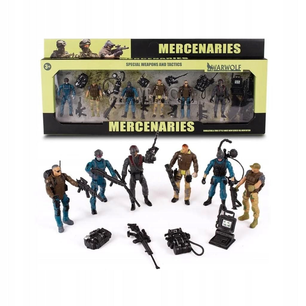 MERCENARY SOLDIERS WITH ACCESSORIES (FIGURE)