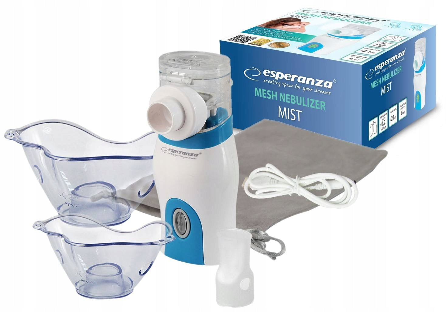 MESH INHALER NEBULIZER FOR CHILDREN MEMBRANE SILENT TRAVELLER