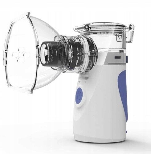 MESH INHALER NEBULIZER NEW SILENT MESH PORTABLE USB 2 MASKS