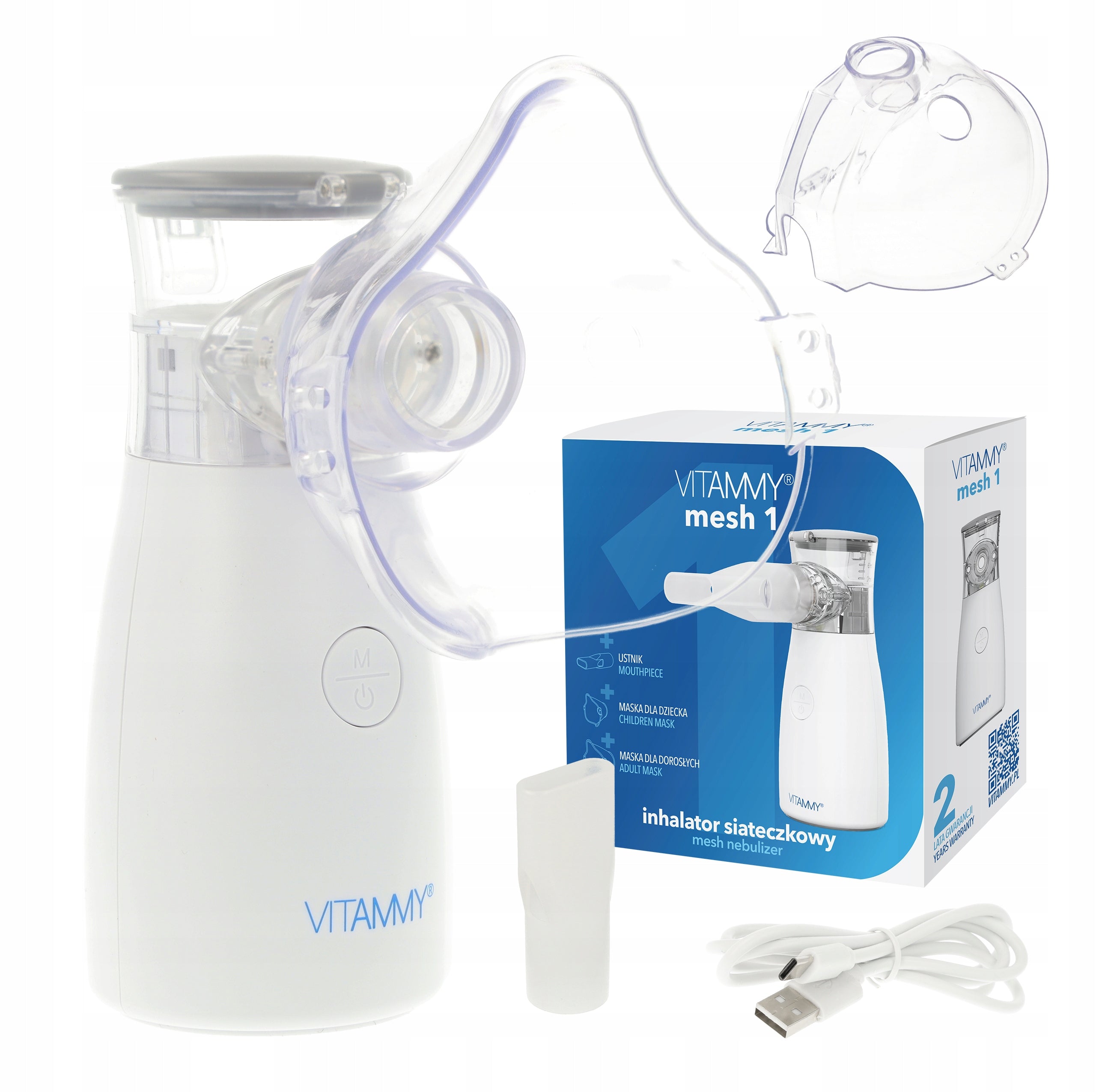 MESH INHALER PORTABLE SILENT NEBULIZER FOR CHILDREN ADULT MESH