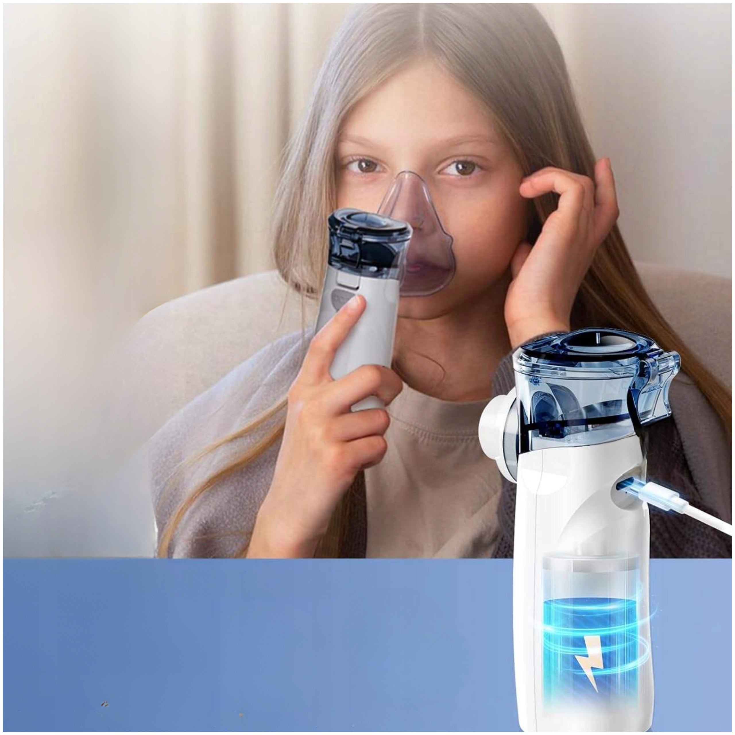 MESH NEBULIZER PORTABLE INHALER FOR CHILDREN ADULTS QUIET Medical device no