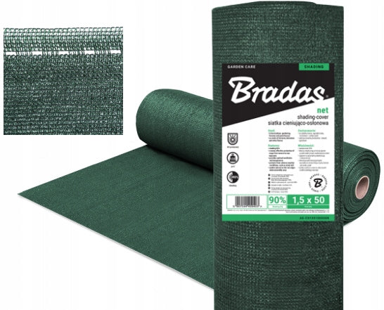 MESH SHADING FABRIC 1,5x10 62 % MASKING GREEN