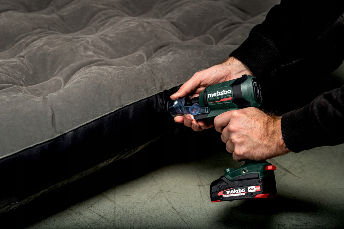 METABO Battery Exhaust Gun BP 18 LTX BL SUCTION 600798850 Shredding option no grinding option
