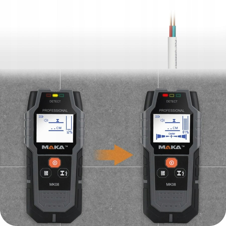 METAL CABLE DETECTOR IN METAL WOOD WALL + BATTERY Kind voltage detector wood detector metal detector profile detector wire detector
