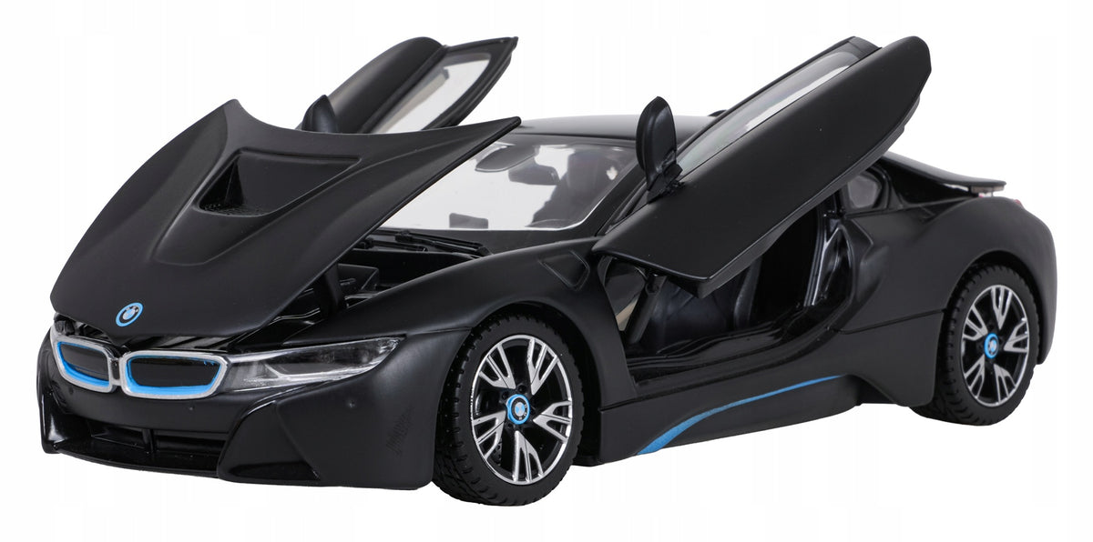METAL CAR BMW I8 1:24 RASTAR OPENING DOORS AND FLAP Manufacturer code 56500