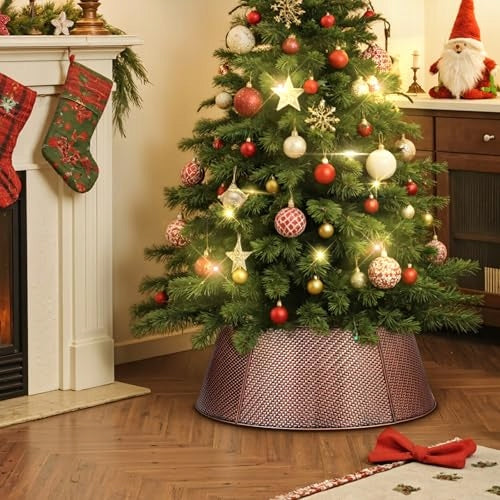 METAL CHRISTMAS TREE COLLAR 50CM metal gift decoration for home Manufacturer code Bez marki