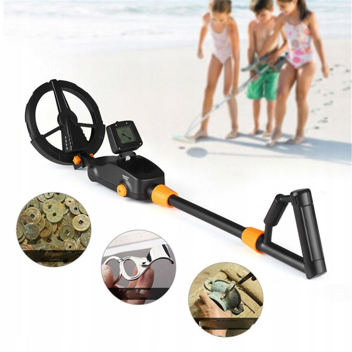 METAL DETECTOR FOR CHILDREN LCD SCREEN 27 INCHES HIGH QUALITY Packaging status original