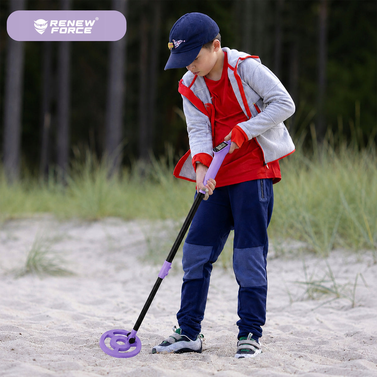 METAL DETECTOR METAL PROFESSIONAL LCD FOR CHILDREN ADJUSTABLE + ACCESSORIES Manufacturer code DETEKTOR ZŁOTA SREBRA METALU KABLI PODZIEMNY