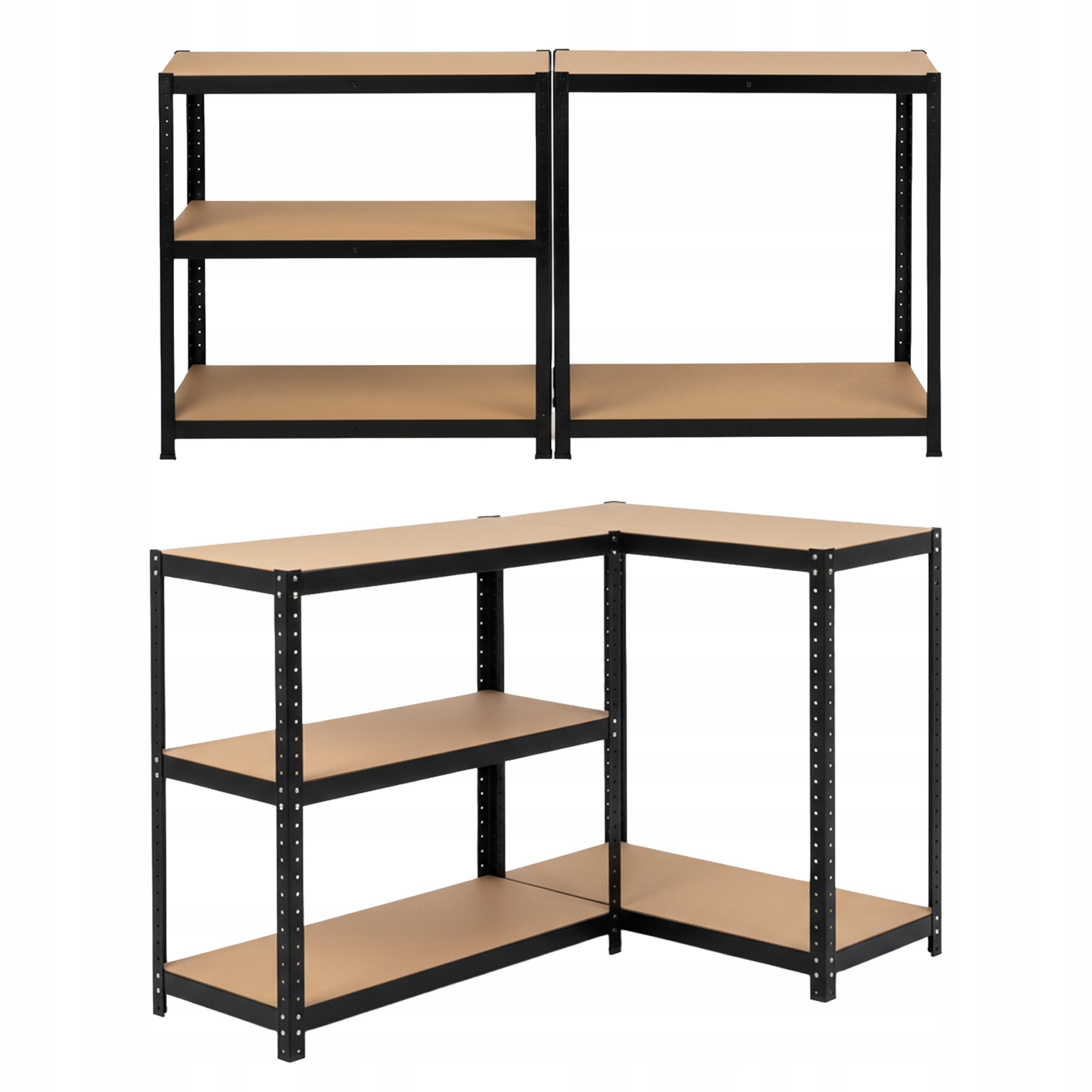 METAL GARAGE STORAGE RACK 5-LEVEL 180x90x30CM 875KG 4MM RINO Manufacturer code RN-29366