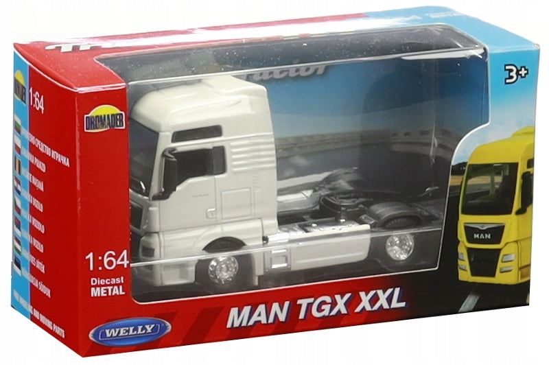 METAL MODEL TRUCK MAN TGX TIR TRACTOR HORSE WHITE Manufacturer code 30125705