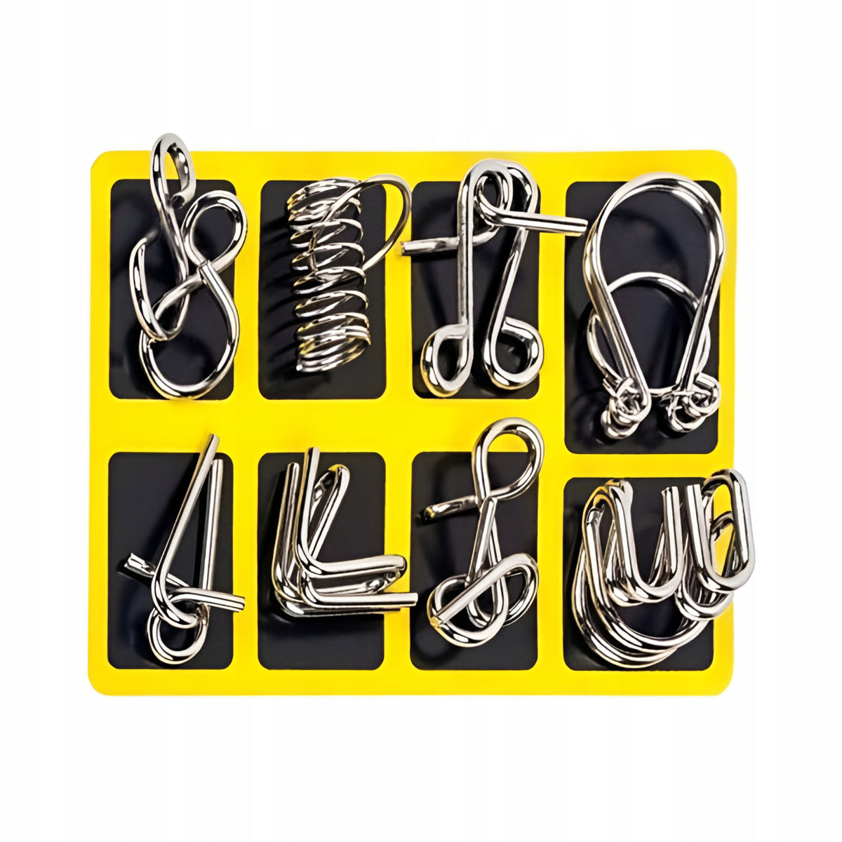 METAL PUZZLE PUZZLES SET PUZZLE WIRE PUZZLE 8 PACK Packaging status original