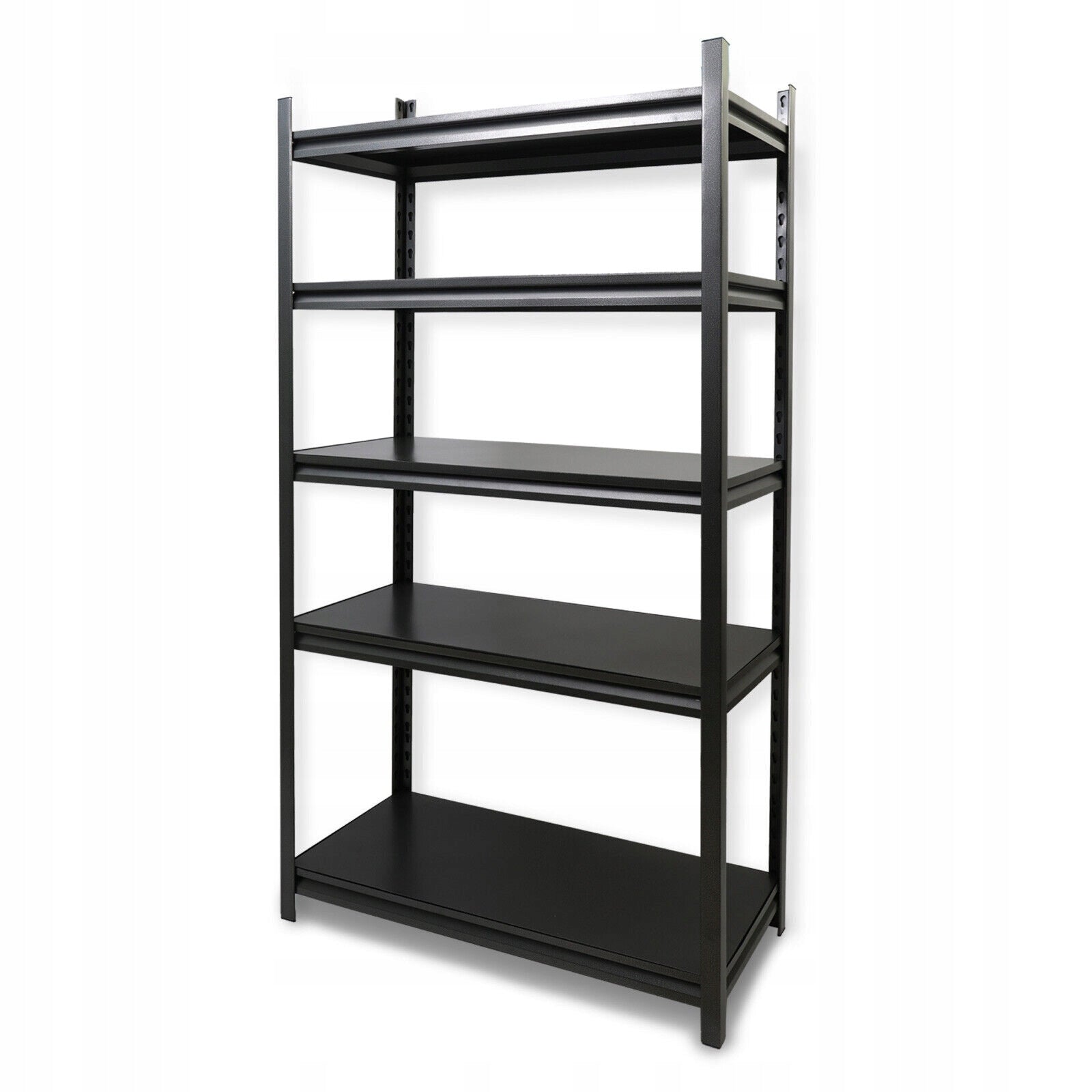 METAL SHELVING UNIT black storage 200x100x40 for garage basement office DODAS