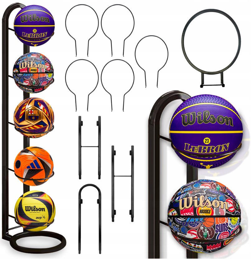 METAL STAND FOR 5 BALLS BALL HANGER HAT HOLDER POT