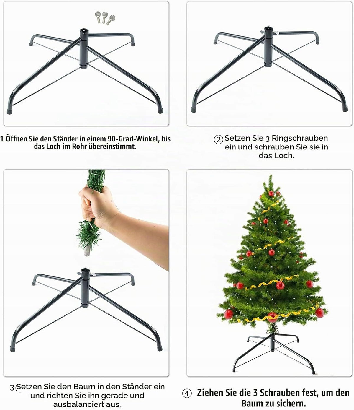 METAL STAND FOR ARTIFICIAL CHRISTMAS TREE UNIVERSAL Brand Art-Trans