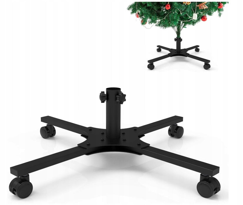 METAL STAND FOR CHRISTMAS TREE MOBINY 60 CM ON WHEELS