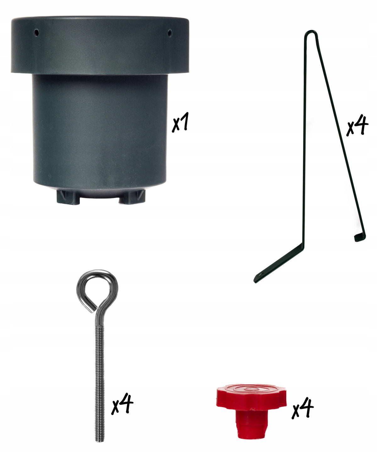 METAL STAND XL FOR CHRISTMAS TREE 210CM STABLE 4 ARMS CONTAINER 2L Manufacturer code Stojak 5102