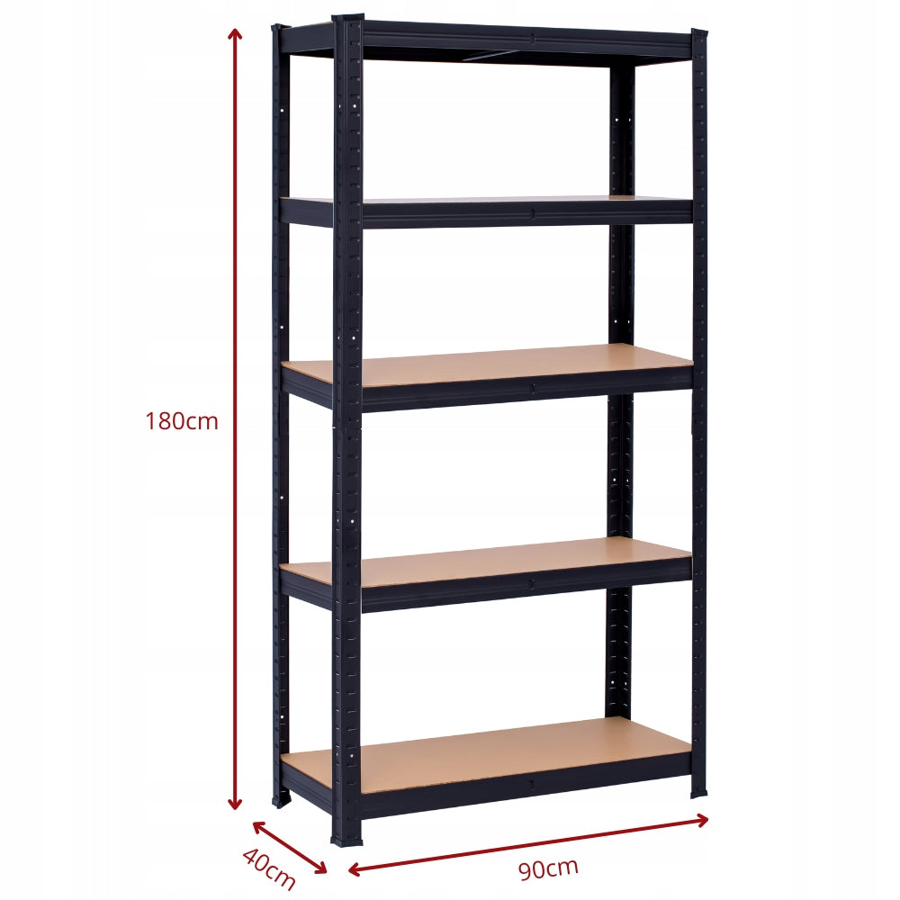 METAL STORAGE RACK 3in1 GARAGE FOR BASEMENT 875kg 180x90x40 black Manufacturer code 5907589351972