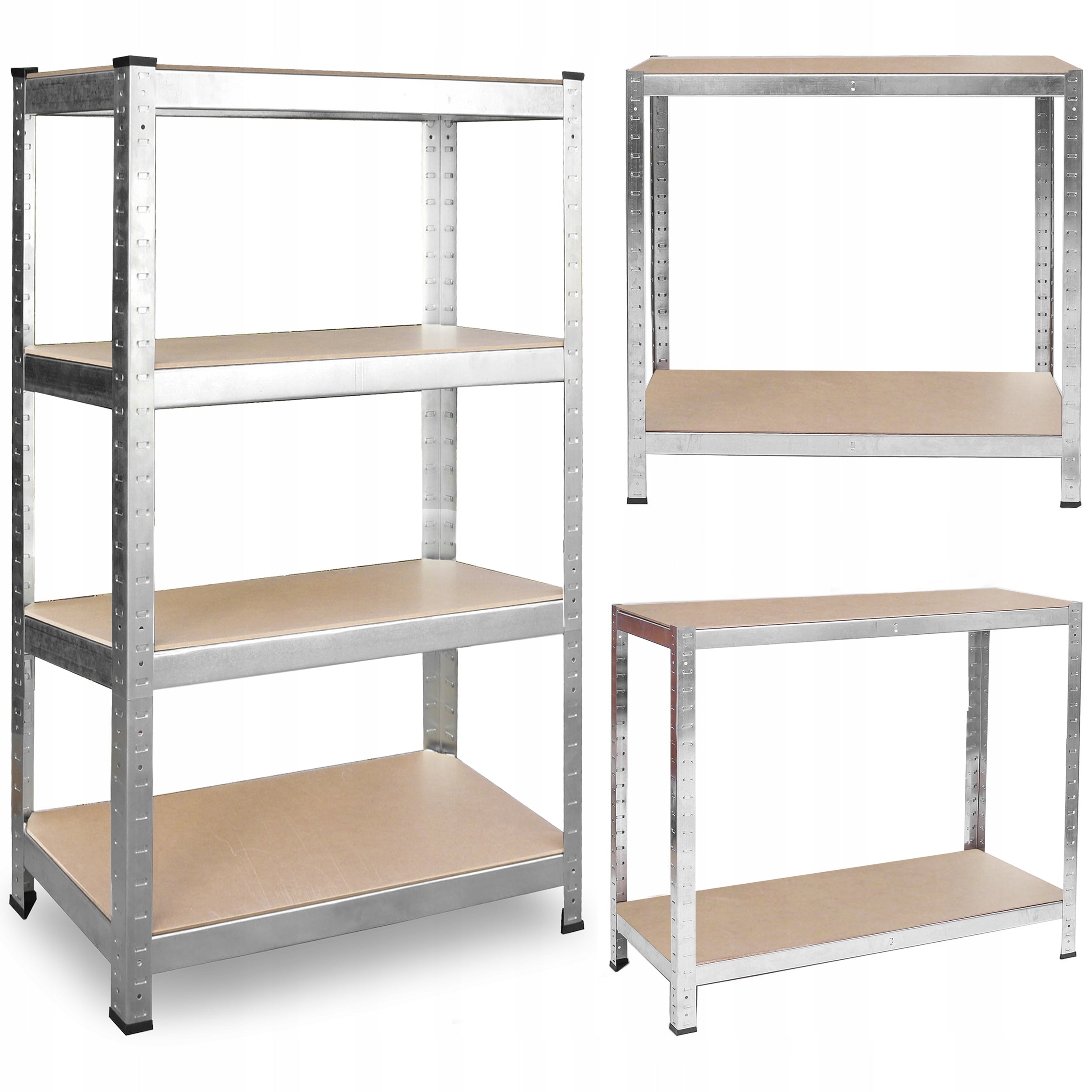 METAL STORAGE RACK FOR BASEMENT GARAGE 180x90x40cm TO 600KG