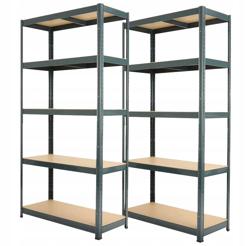 METAL STORAGE RACK FOR BASEMENT GARAGE ANTHRACITE 875kg 5SHELVES 180x90x40