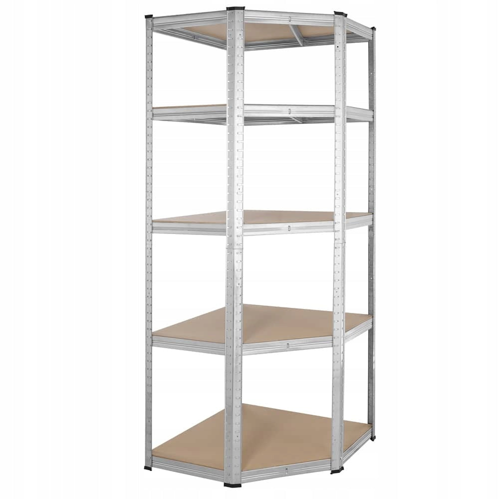 METAL STORAGE RACK FOR CORNER GARAGE