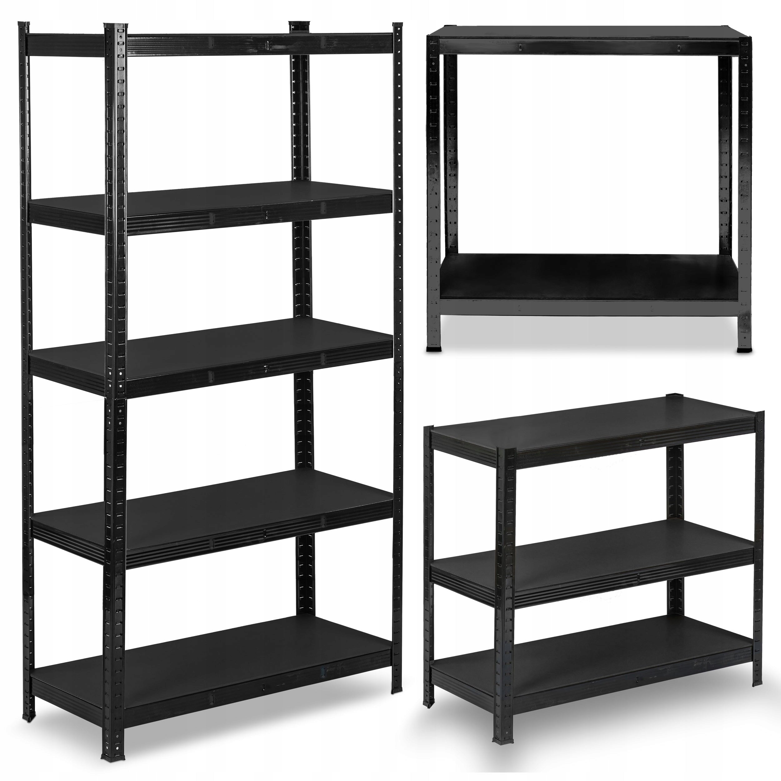 METAL STORAGE RACK FOR GARAGE BASEMENT 180x90x40cm LOFT 875kg HUMBERG