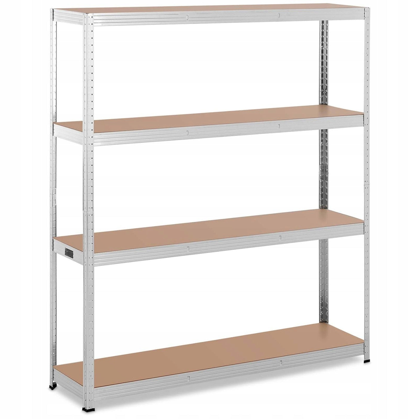 METAL STORAGE RACK WIDE LITE SHELVES x4