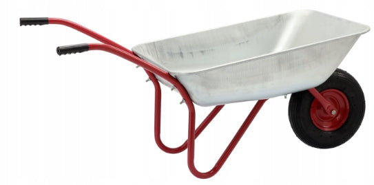 METAL WHEELBARROW LIGHT GALVANIZED GARDEN FOR GARDEN METAL WHEEL 80/120 L Brand no brand