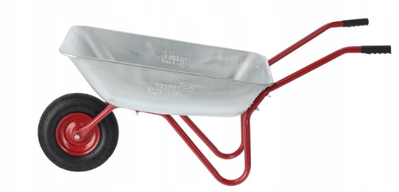 METAL WHEELBARROW LIGHT GALVANIZED GARDEN FOR GARDEN METAL WHEEL 80/120 L Wheels number 1