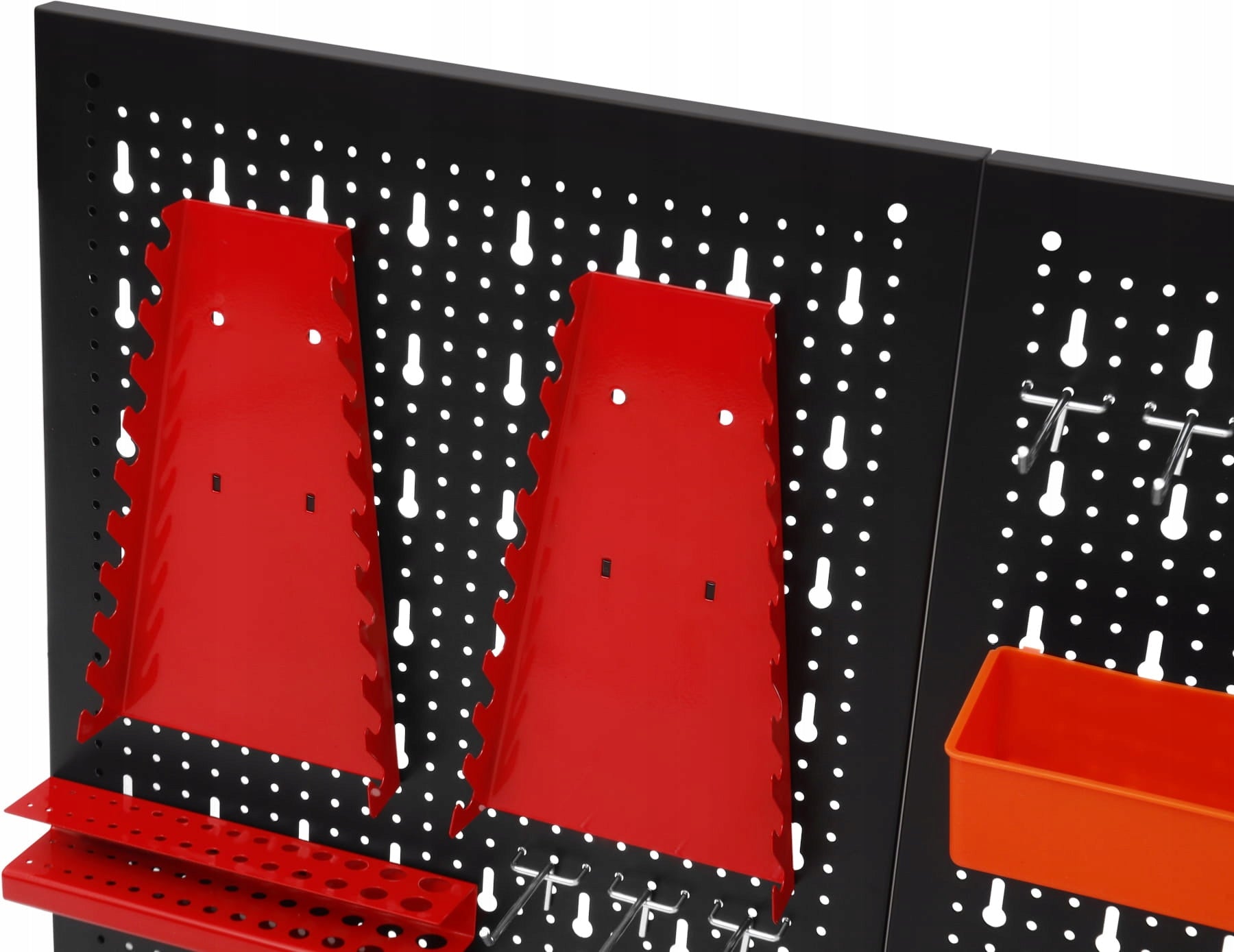 METAL WORKSHOP TOOL BOARD 120X60CM HANGERS CONTAINERS Product height 60 cm
