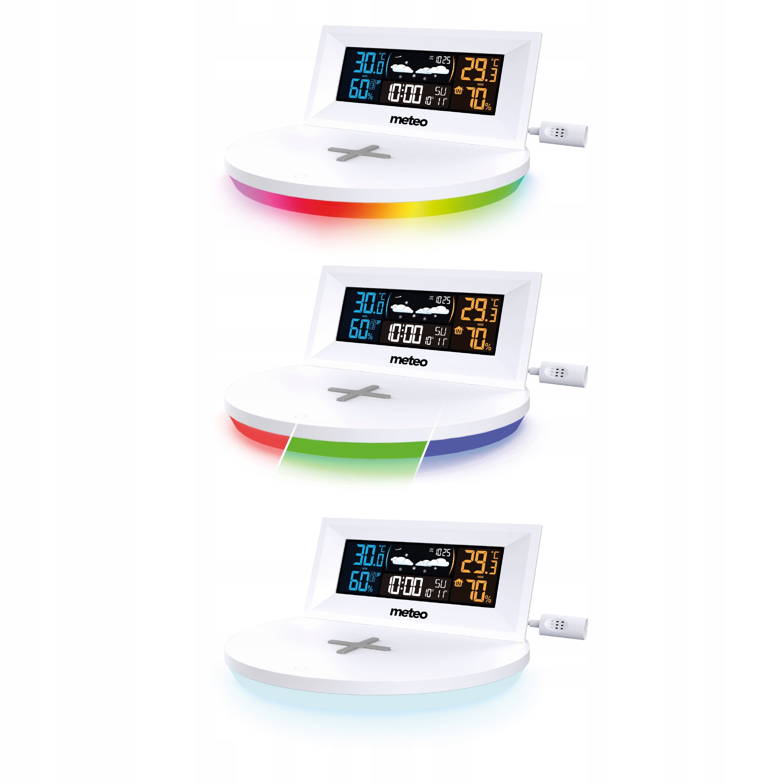 METEO SP94 WEATHER STATION WITH AN INDUCTION CHARGER Brand Meteo