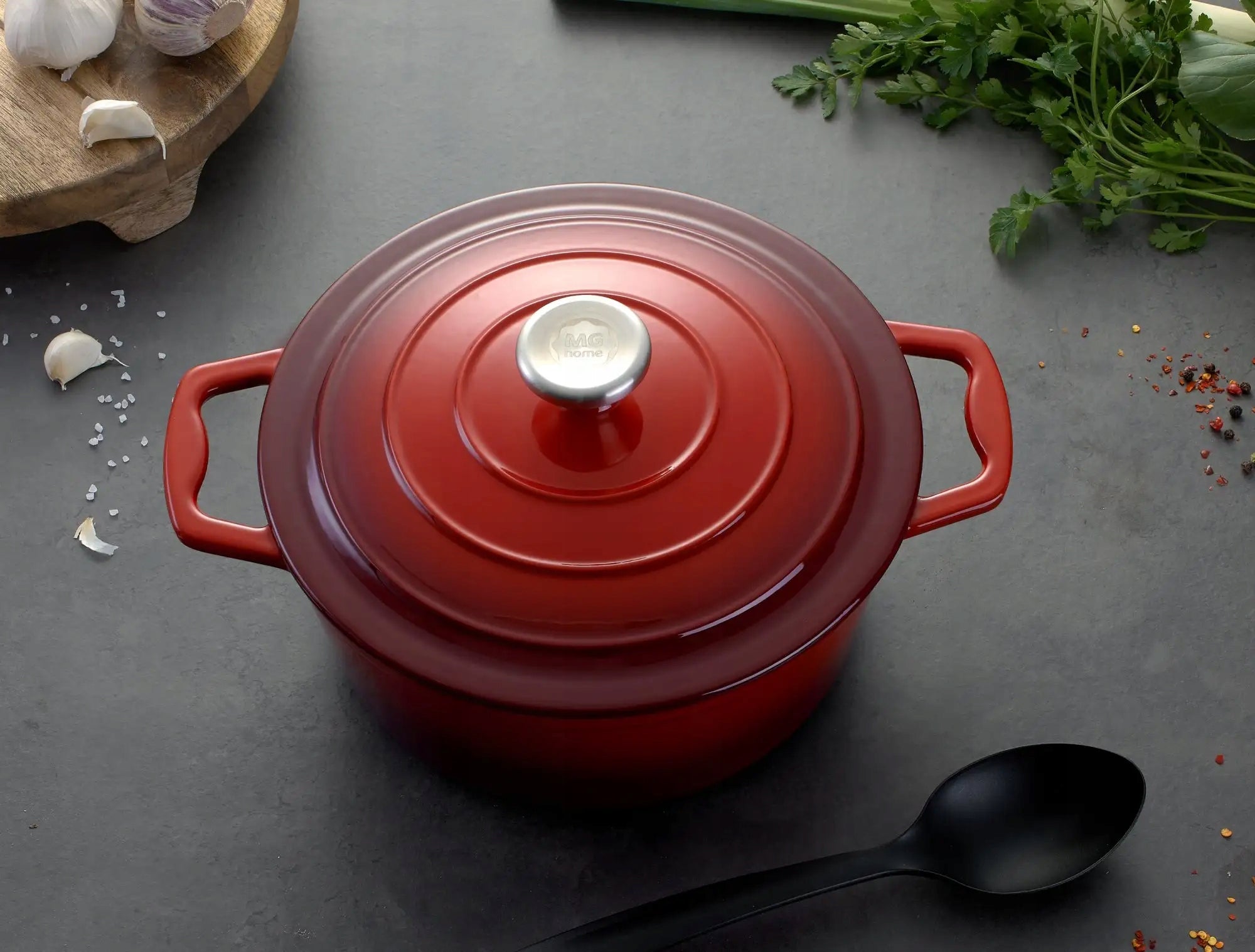 MG HOME | Cast iron pot 2,1 l INFINITO 20 cm with lid / enamelled Manufacturer code 7105022054B
