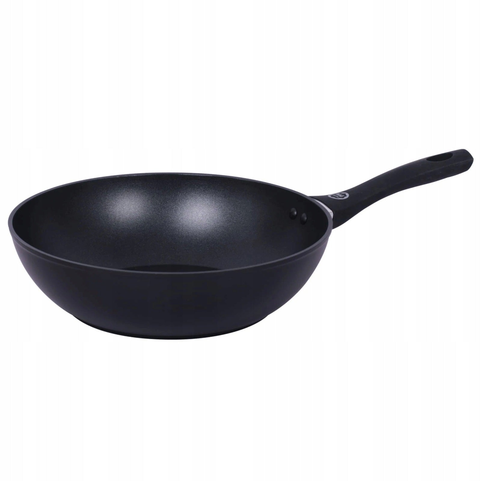 MG Home WOK PAN 28 cm black with lid, non-stick, INDUCTION Brand MG Home