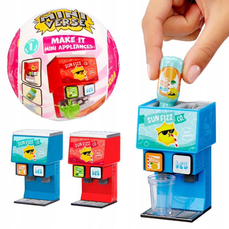 MGA'S MINIVERSE MAKE IT MINI APPLIANCES MINIATURE DEVICE AGD DRINKS