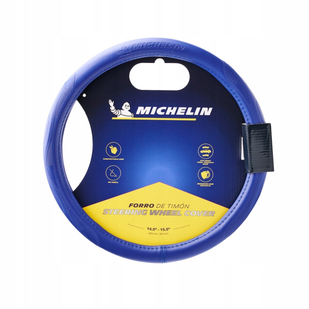 MICHELIN Steering Wheel Cover Blue M 36,8-39,4cm