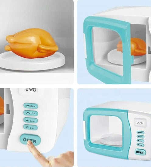MICORWAVE FOR CHILDREN MICROWAVE LIKE A REAL AGD LIGHT SOUND CHICKEN Manufacturer code 3214B Artl