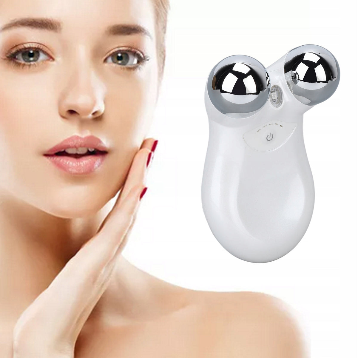 MICROCURRENT MASSAGER EMS FOR FACE NECK LIFTING MASSAGE Batteries included no