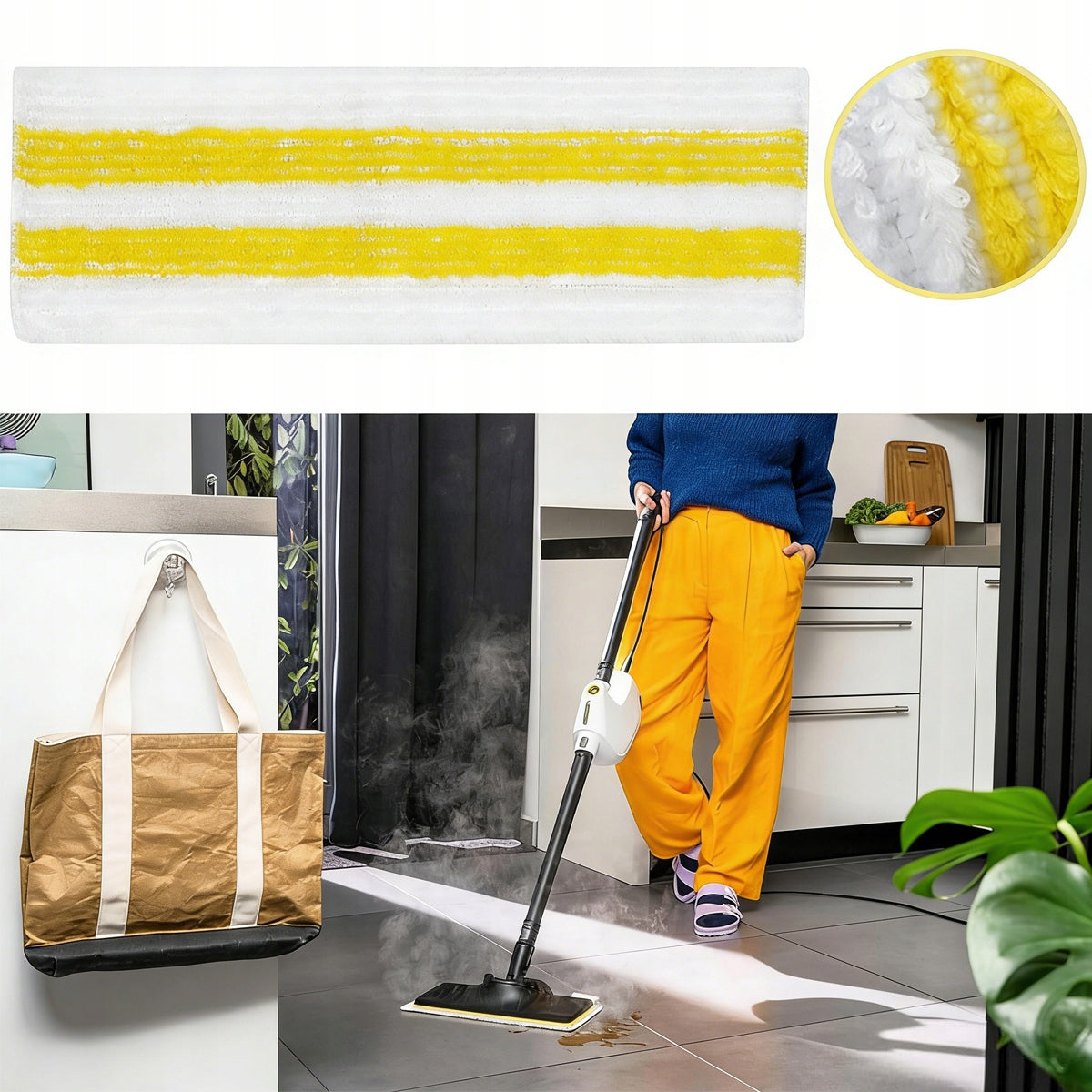 MICROFIBER CLOTHS FOR KARCHER SC1 SC2 SC3 SC4 SC5 SET OF 6PCS Packaging status original