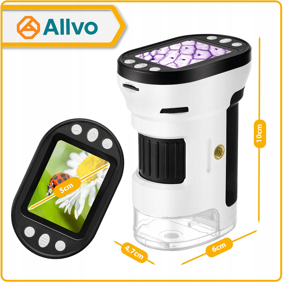 MICROSCOPE Digital KIDS 1000x PHOTOS LED CAMERA USB FHD Handheld SCREEN Brand no brand