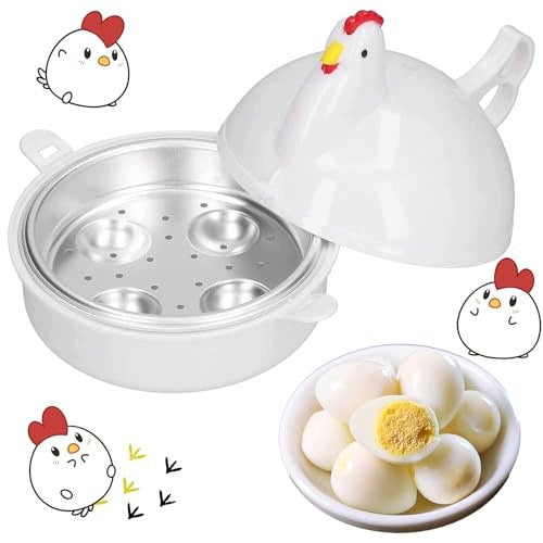 MICROWAVE CHICK SHAPED EGG COOKER 13,3 X 15,7 X 15,7 CM TO GO Brand no brand