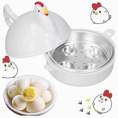 MICROWAVE CHICK SHAPED EGG COOKER 13,3 X 15,7 X 15,7 CM TO GO