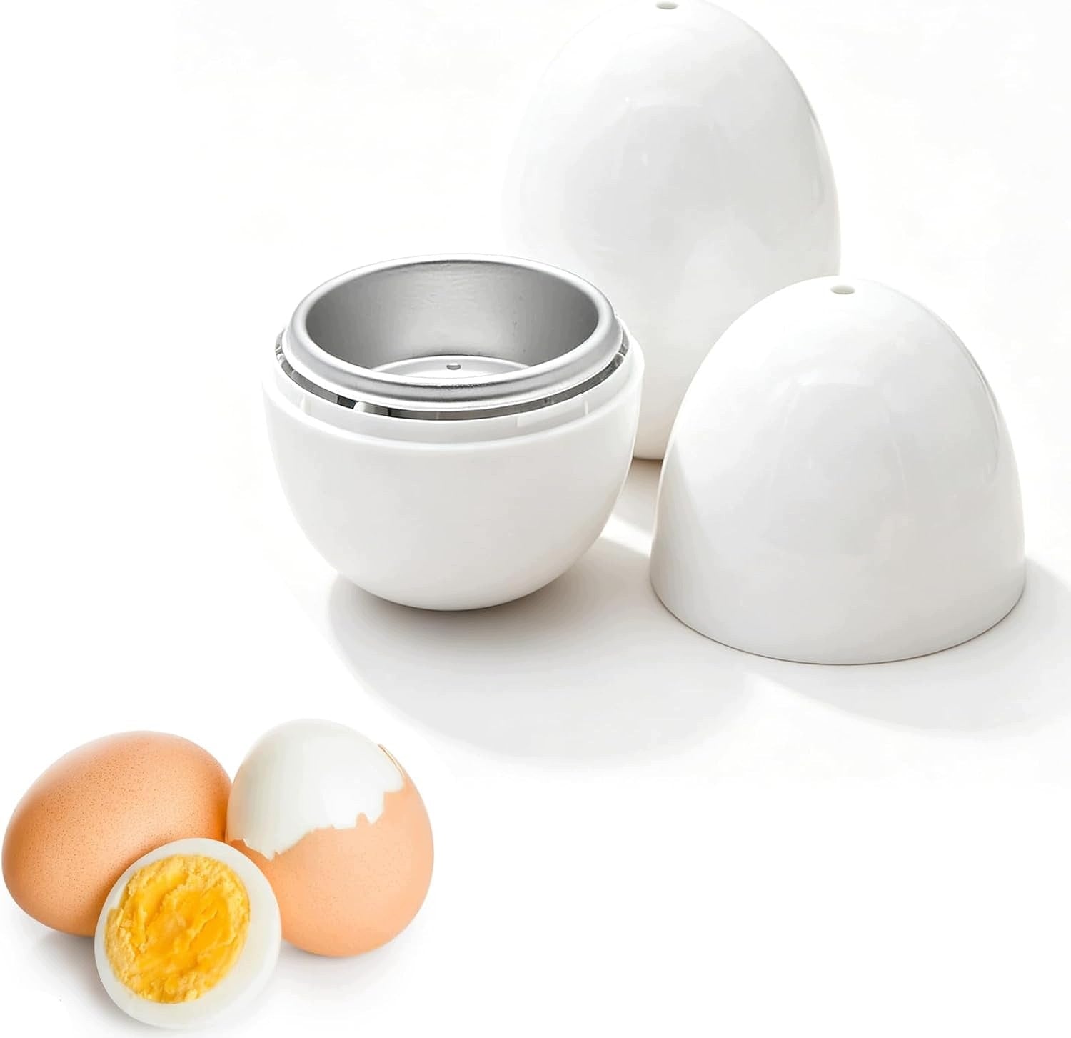 MICROWAVE EGG COOKER FOR 2 EGGS FAST COOKING
