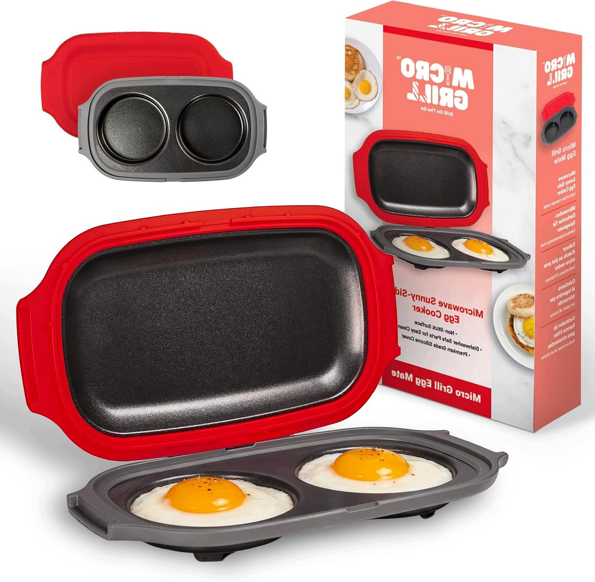 MICROWAVE EGG COOKER FOR COOKING EGGS - EGGS IN A T-SHIRT AND ON