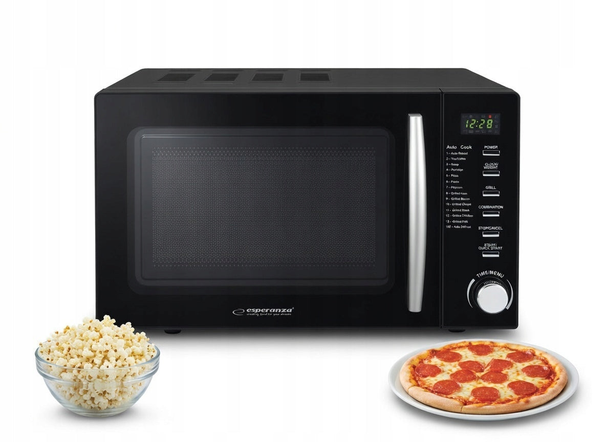 MICROWAVE FREESTANDING MICROWAVE OVEN 20L 1200W 14 programS GRILL