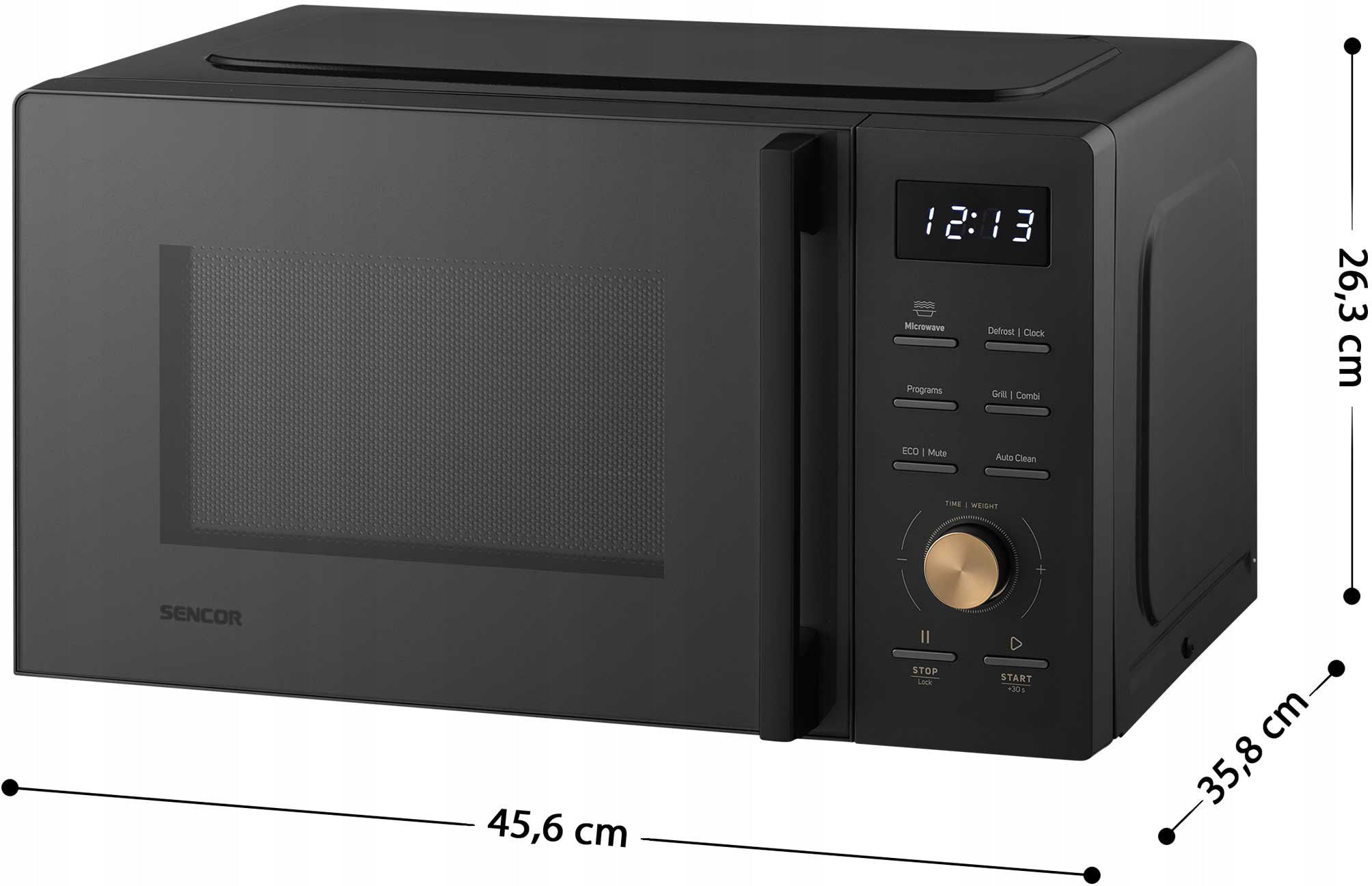 MICROWAVE OVEN 20L Sencor SMW 5520BK | MICROWAVE | 700W | GRILL Packaging status original