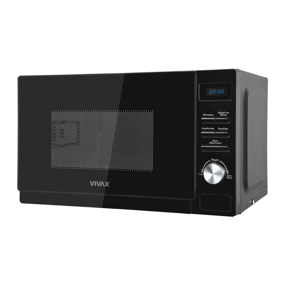 MICROWAVE OVEN MICROWAVE 20L 700W + DEFROSTING CLOCK 24H Manufacturer code Kuchanka mikrofalowa Vivax MWO-2070BL czarna