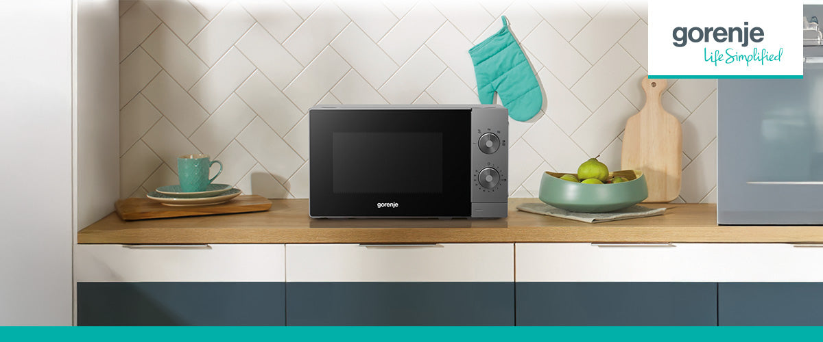 MICROWAVE OVEN MO20E1T4 GORENJE 700W 20L 5 power levels SILVER Brand Gorenje