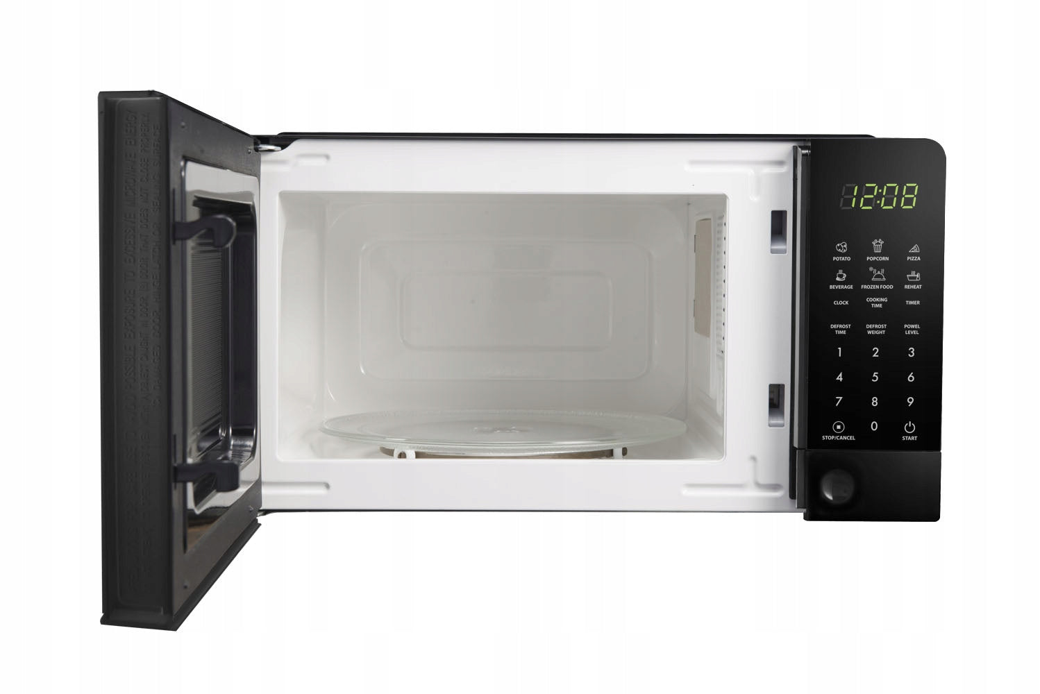 MICROWAVE OVEN Powerful MICROWAVE 20L 1100W 6 auto programs BLACK Manufacturer code H1QOY5S-KG1I6OES