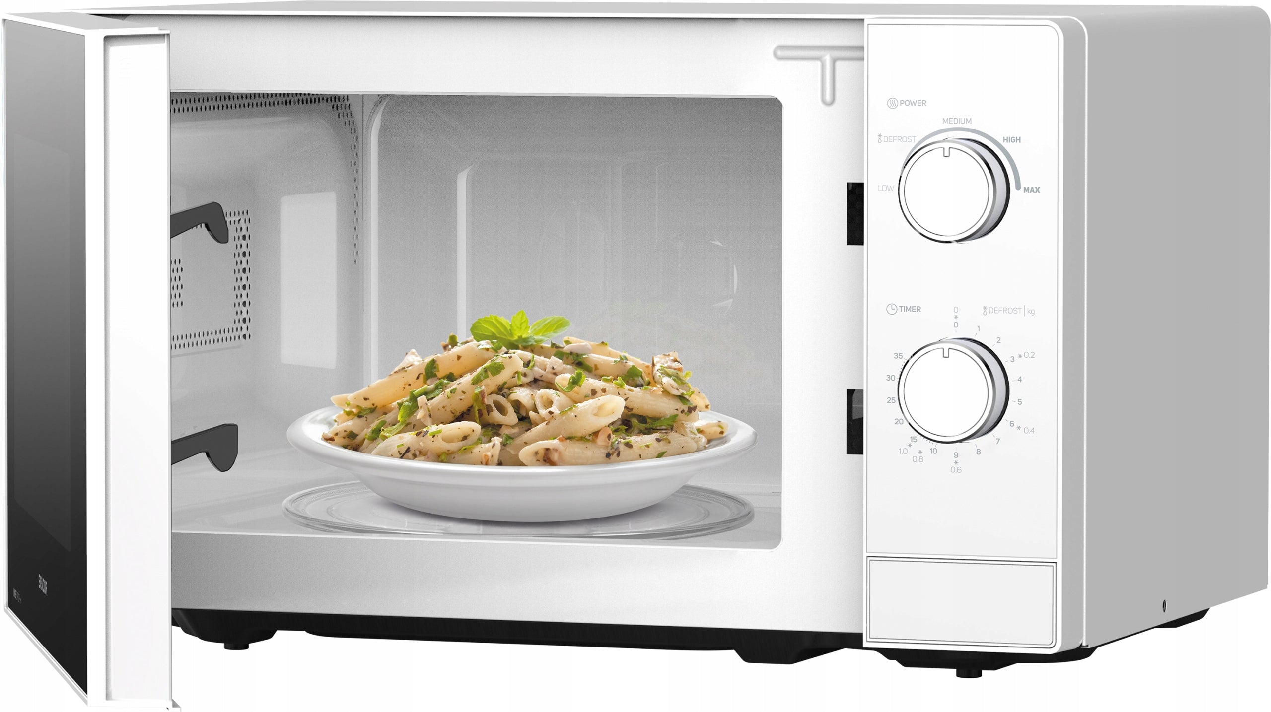 MICROWAVE OVEN SENCOR 20L 700W 25,5CM WHITE ORIGINAL Packaging status original
